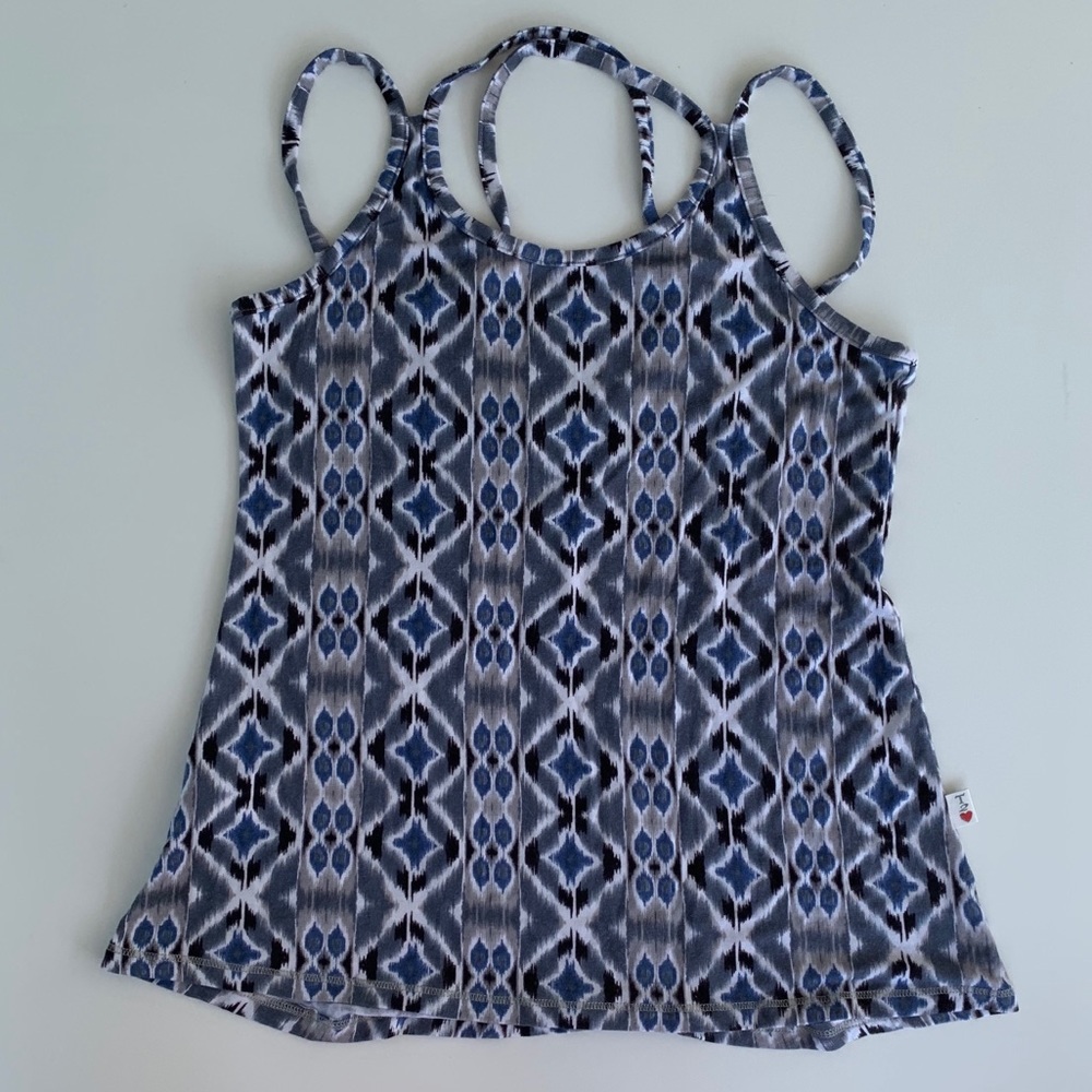 NWT T2 Love Girls Aztec Strap Cami/ Tank Sz 10